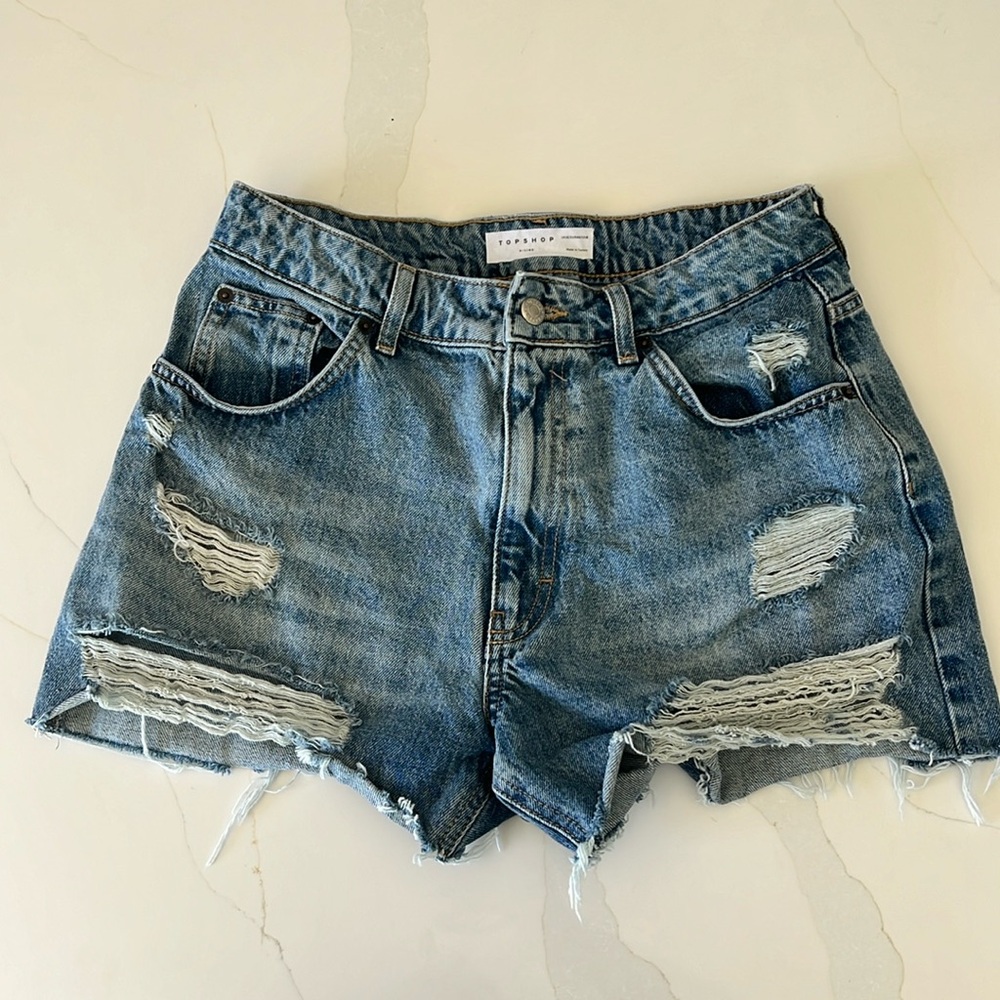 Top shop high waisted shorts size US 8
